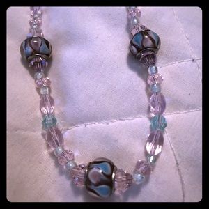 HANDMADE ONE OF A KIND 27” NECKLACE W/ JACKETS